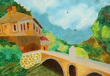 Contemporary realist oil painting landscape