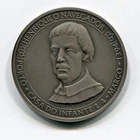 Genuine Portugal Pure Silver Henry the Navigator Medal Infante Dom Henrique