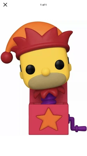 Funko Pop! #1031 The Simpsons Treehouse of Horror - Jack-In-The-Box Homer NIB
