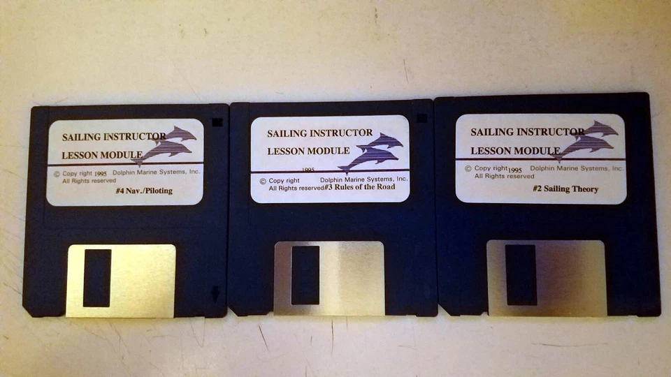 Sailing Instructor Series III, DOS/WIN9x, Learn HT Sail w/ Real Boats & Charts - Image 3 of 4