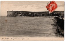 Old postcard 80 - MERS (Somme) - 53. General view taken from the jetties - LL