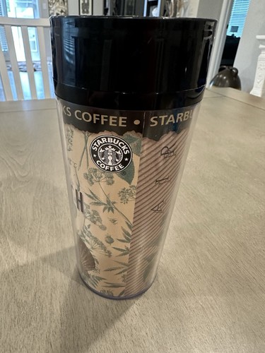 Vintage Starbucks Earth Air Water Tumbler Coffee Cup Travel Mug 16 oz Retired - Picture 4 of 8