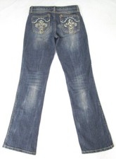 Wrangler Rock 47 Embellished Boot Cut Jeans 9/10 x 32