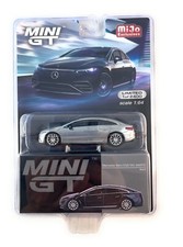 chase! Mini GT 1:64 Mercedes-Benz EQS 580 4MATIC – Black Diecast Model MGT00694