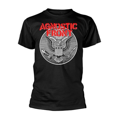 Agnostic Front T-Shirt Herren Against All Eagle schwarz Band-Merch, Bands