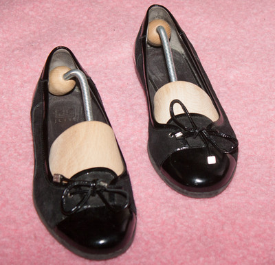 Jette JOOP     Ballerina    Loafer   Schuhe   Gr. 40 *TOP* Wildleder + Lack 