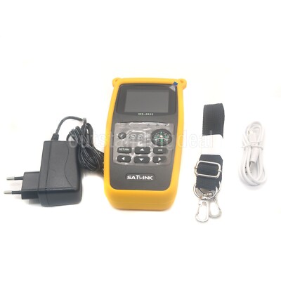 Satlink WS6933 DVB-S2 FTA C&KU Band Satellite Finder Meter 950-2150MHz os12