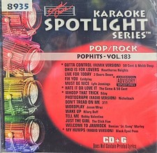 SC8935     POP HITS  NEW IN PLASTIC SOUND CHOICE KARAOKE CDG   LOT WA