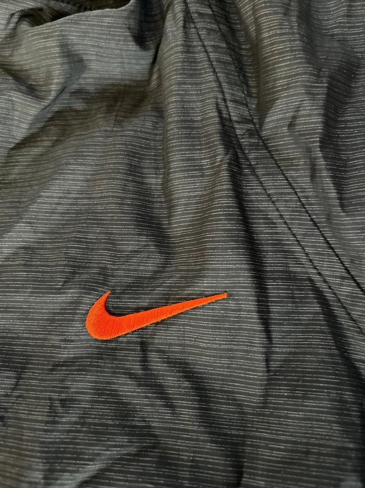 Nike Men's 1/4 Zip Jacket Polyester/Spandex Blend CI4477 Orange Sz M Football - Image 3 of 4