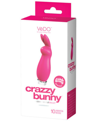 VeDO Crazzy Bunny Rechargeable Bullet Vibrator - Pretty In Pink | eBay VeDO Crazzy Bunny Rechargeable Bullet Vibrator - Pretty In Pink | eBay