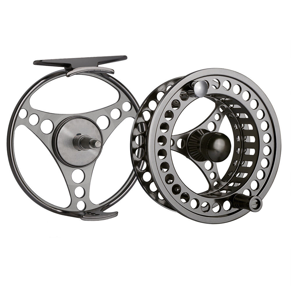 CNC-machined Large Arbor Fly Fishing Reel 3/4 5/6 7/8 9/10WT with Spare  Spool