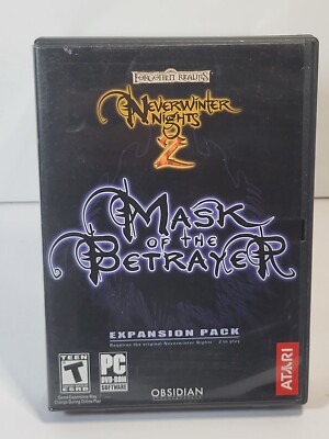Neverwinter Nights 2 MASK OF THE BETRAYER Expansion Pack PC DVD-ROM RPG Atari