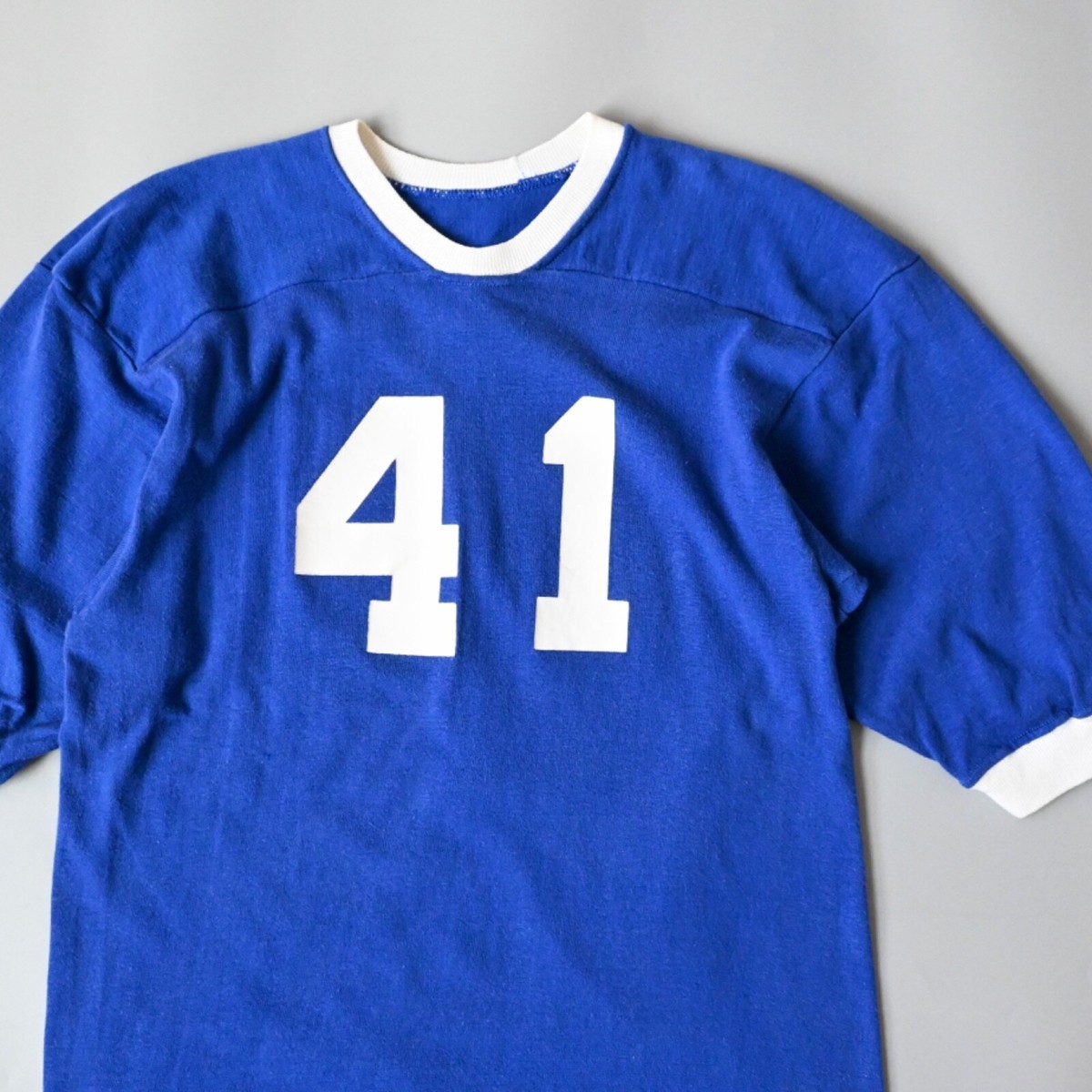6(ROKU)　RAYON COTTON FOOT BALL T-SHIRT 6(ROKU)＞RAYON COTTON FOOT BALL T-SHIRT 6（ロク）の「＜6