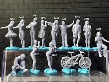 1:64 Figures  - For Dioramas Miniature Figures 164 Fig Lot 678 Doublegdiecast