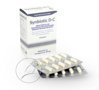 Synbiotic D-C 50 Kapseln Hund Verdauung natür.  Probiotikum 10/27 avi-complete