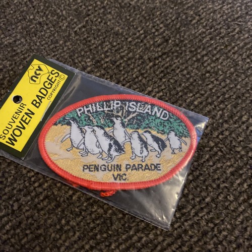 VTG PHILLIP ISLAND Penguin Parade Victoria Australia Sew On Patch