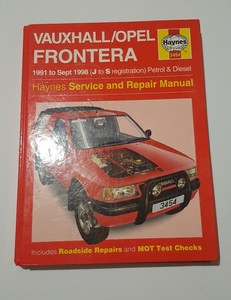 Vauxhall Frontera Workshop Service Repair Manual