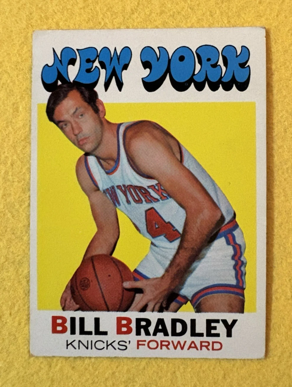Bill Bradley trading card
