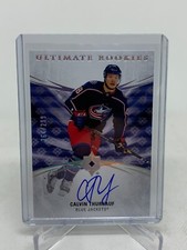 20-21 Calvin Thurkauf SP/299 Columbus Blue Jackets Ultimate Rookie Auto #180