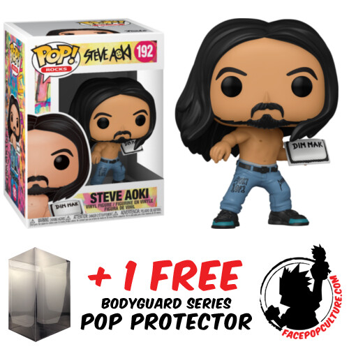 FIGURA DE VINILO EXCLUSIVA FUNKO POP STEVE AOKI CON PASTEL #192 + PROTECTOR POP - Imagen 1 de 1