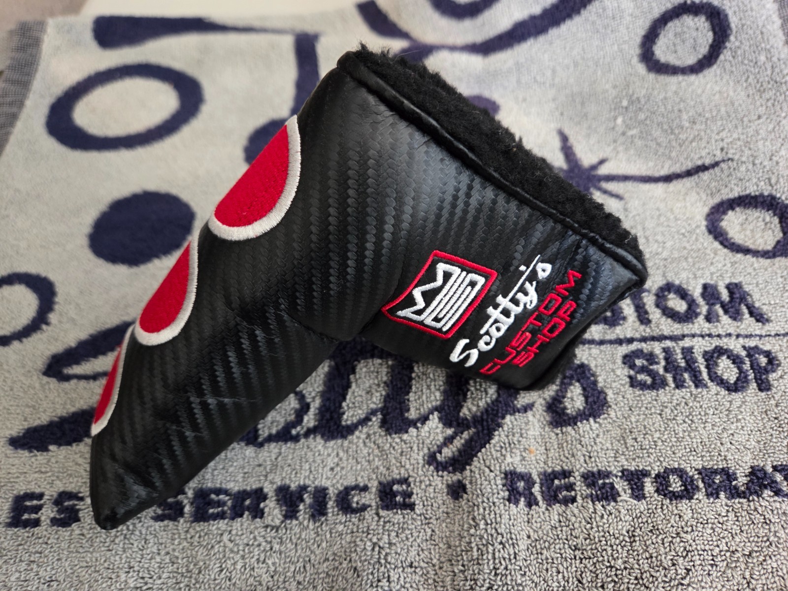 Rare Scotty Cameron Custom Shop Select Red Racer Putter Blade Headcover⛳⛳⛳