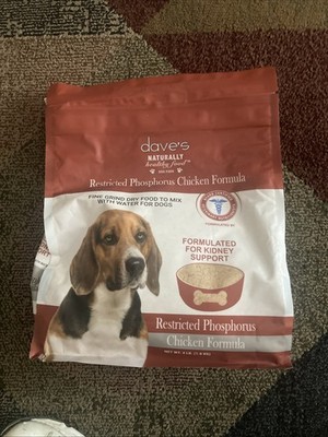 Daves Natural Dog Food Fine Grind Chicken 4 LB Bag, Brand New best by Nov 2026
