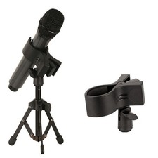 Adjustable Microphones Holder Stand Clip with Strong Spring Clamp and Foam