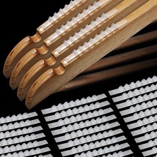 350 Pack Non-Slip Adhesive Rubber Hanger Grips for Clothes Clear 2.8x0.2in