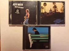 CLASSIC ROCK 3 CD LOT -  BEST OF JEFF BECK / THE EAGLES / BOZ SCAGGS