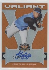 2018 Leaf Valiant Orange 9/35 Jonathan Loaisiga #BA-JL1 Auto 12mg