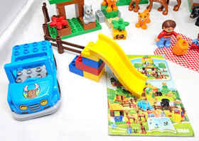 Lego Duplo 10584 -Forest Park w/ Animals - COMPLETE w/ Manual