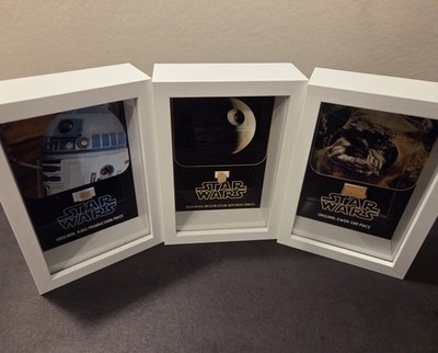 Star Wars - Original Movie Prop Bundle LOT (DEATH STAR,EWOK EAR,R2D2 PIECE ))
