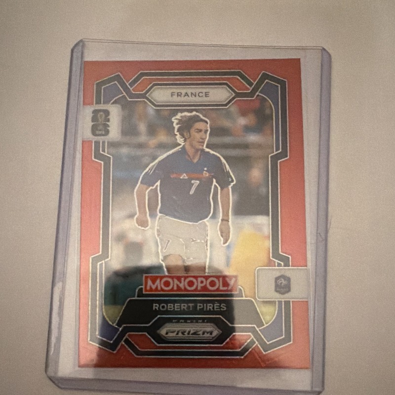 Panini 2026 Prizm Monopoly FIFA World Cup 26 Robert Pires France #10 Insert