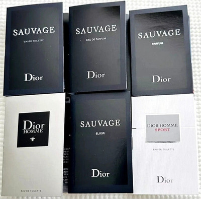 Dior Mens Fragrance Sample Spray 1 ml (Combined Shipping Read Description)