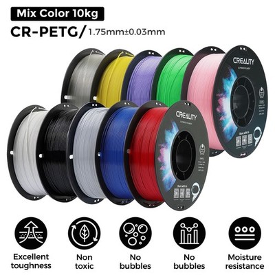 Creality CR PETG 3D Drucker Filament 1.75mm für die Meisten 3D FDM Drucker Lot