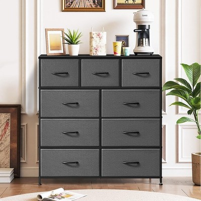9-Drawer Dresser for Bedroom, 11.8"D x 39.4"W x 40"H (9 Drawers), Grey |  eBay