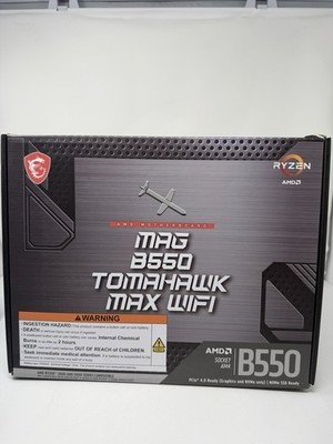 MSI MAG B550 Tomahawk MAX WIFI AM4 Motherboard SEALED NEW Fast Free Shipping