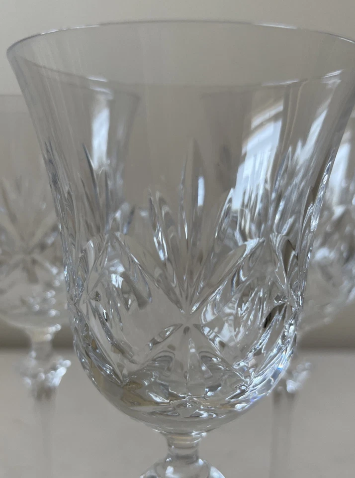 Juego de 3 copas de vino vintage de cristal Spiegelau firmadas en alemán en muy buena condición Foto 3 de 4