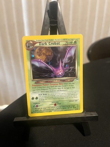 Pokemon Dark Crobat 2/105 Holo Neo Destiny Card Excellent Condition