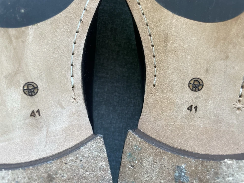 РЯД мужской кожаный мокасины Бордо бордовый / темно-коричневый EUR 41 / США 11 - Изображение 3 из 4