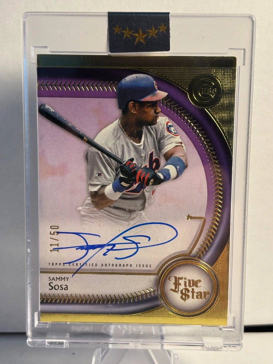 Topps Sammy Sosa Baseball Serial Numbered Sports Trading Cards