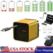 3 In 1 GaN Charger Scalable 80w Max Fast Charger Module With Type C & USB Ports