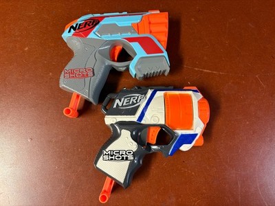 NERF  Micro Shots Micro Lot of 2 Guns Tested 2016 2018