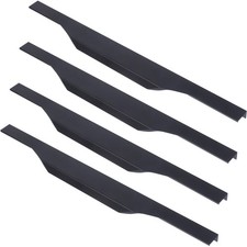  4 Pcs Cabinet Pull Handle Kitchen Cupboard Handles Concealed Drawer Hidden