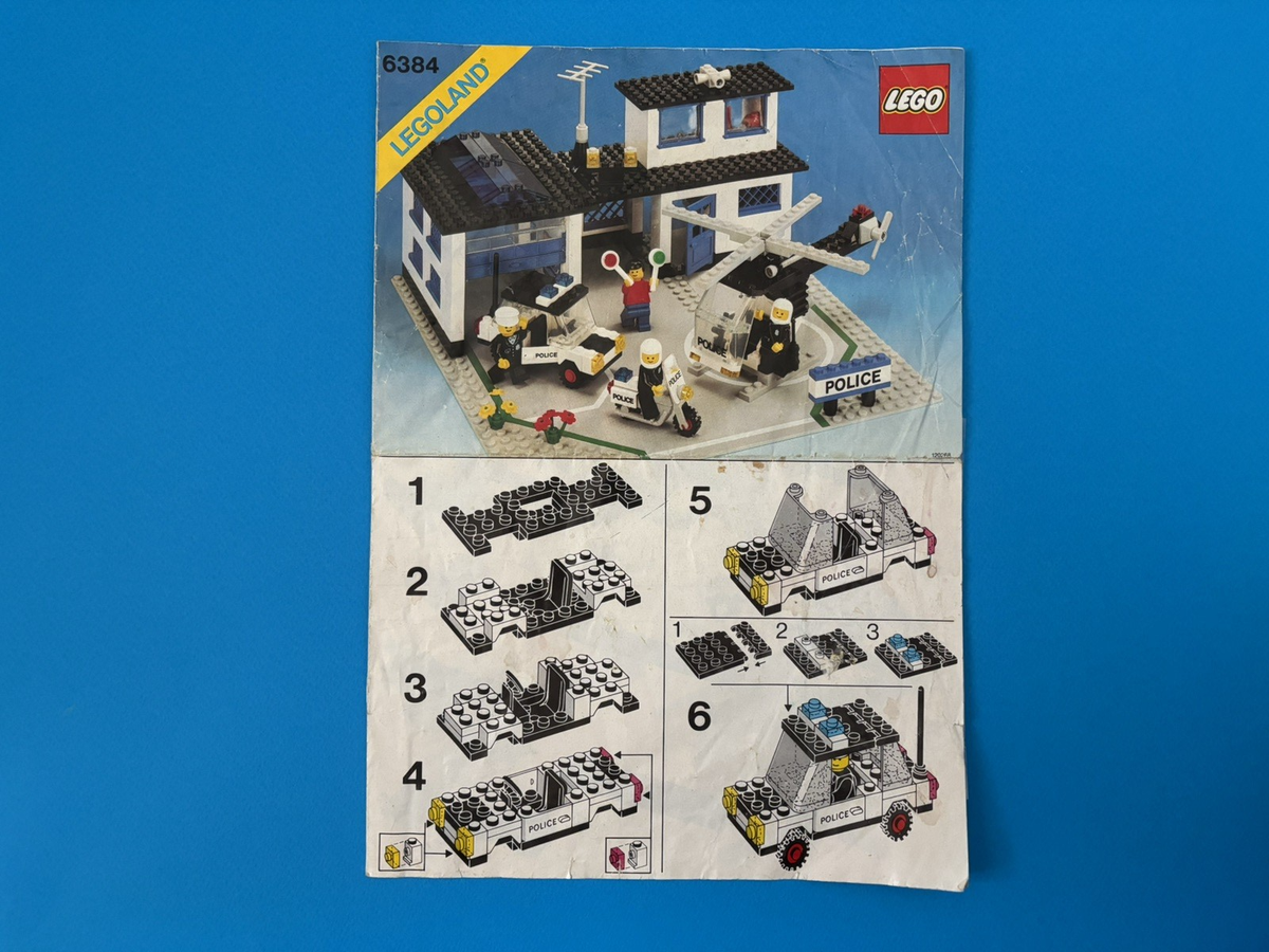 ルイページ Lego 6384 Police Station Instruction Manual Only Classic Town