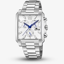 Lotus Mens Stainless Steel Chronograph Square Dial Watch L18850/1