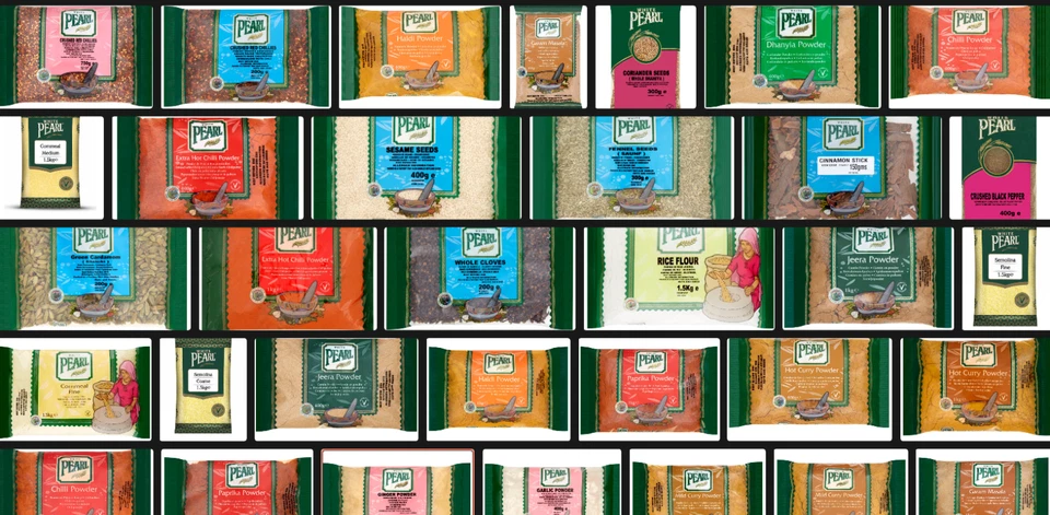 White Pearl Blended Ground Spices and Whole Seeds, Authentic Asian Flavours - Image 1 of 1