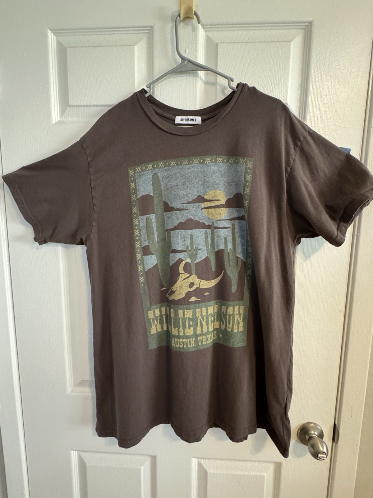 Daydreamer Oversized Willie Nelson Shirt SZ Large
