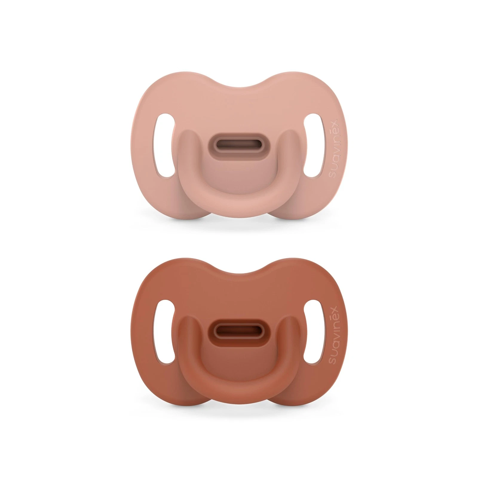 Color Essence SX Silicone Baby Pacifier 2Pk, Made with 100% Soft Silicone, Ba...