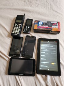 Electronics Lot Kindle Fire 1st Gen Works Nyko NES Controller NEW GPS Phones...